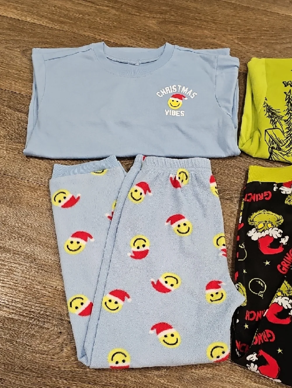Kids Bundle Of Long Sleeve Pajamas Size M